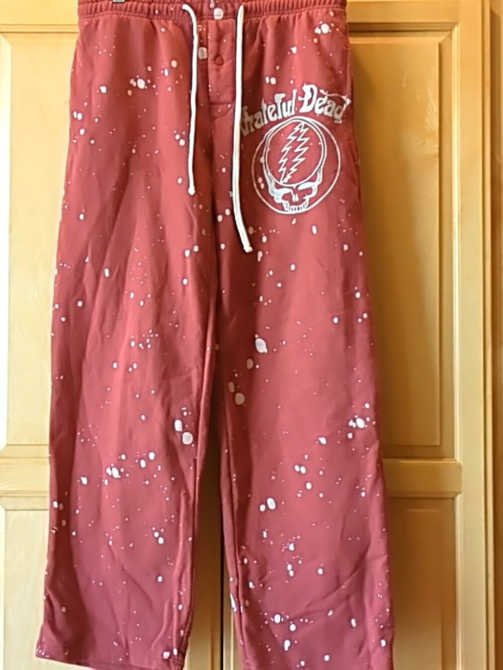 Men's Red Baggy Sweatpants